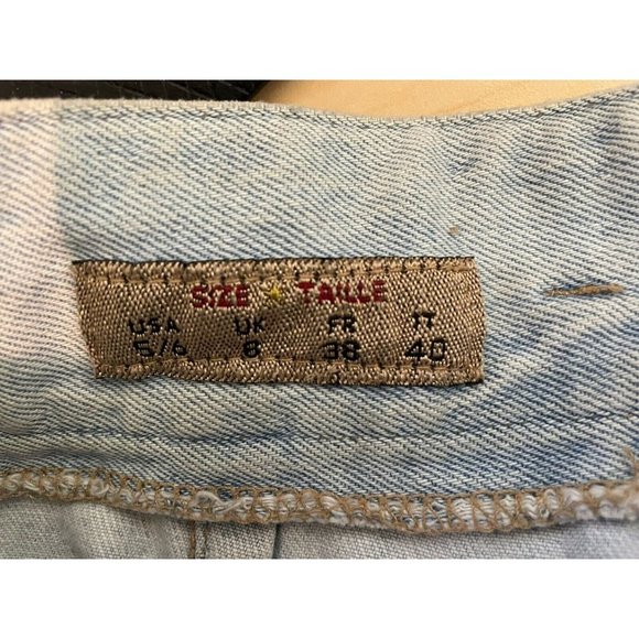 EXP Jean SPORT WOMEN’S SHORTS SIZE 5/6 Light Blue - Picture 6 of 6